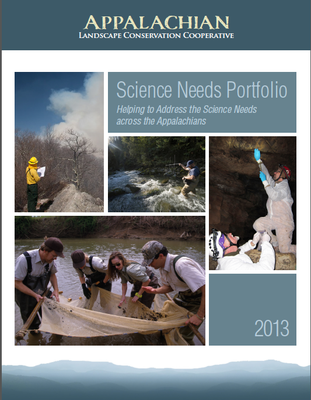 Cover for the 2013 Science Needs Portfolio.