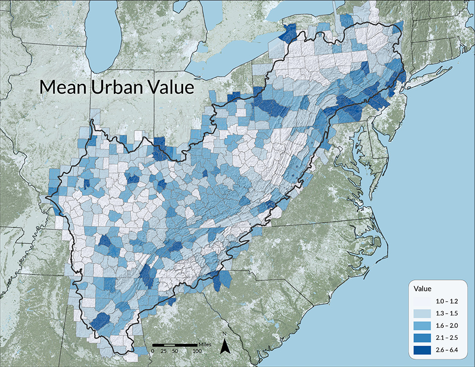 Mean Urban Value