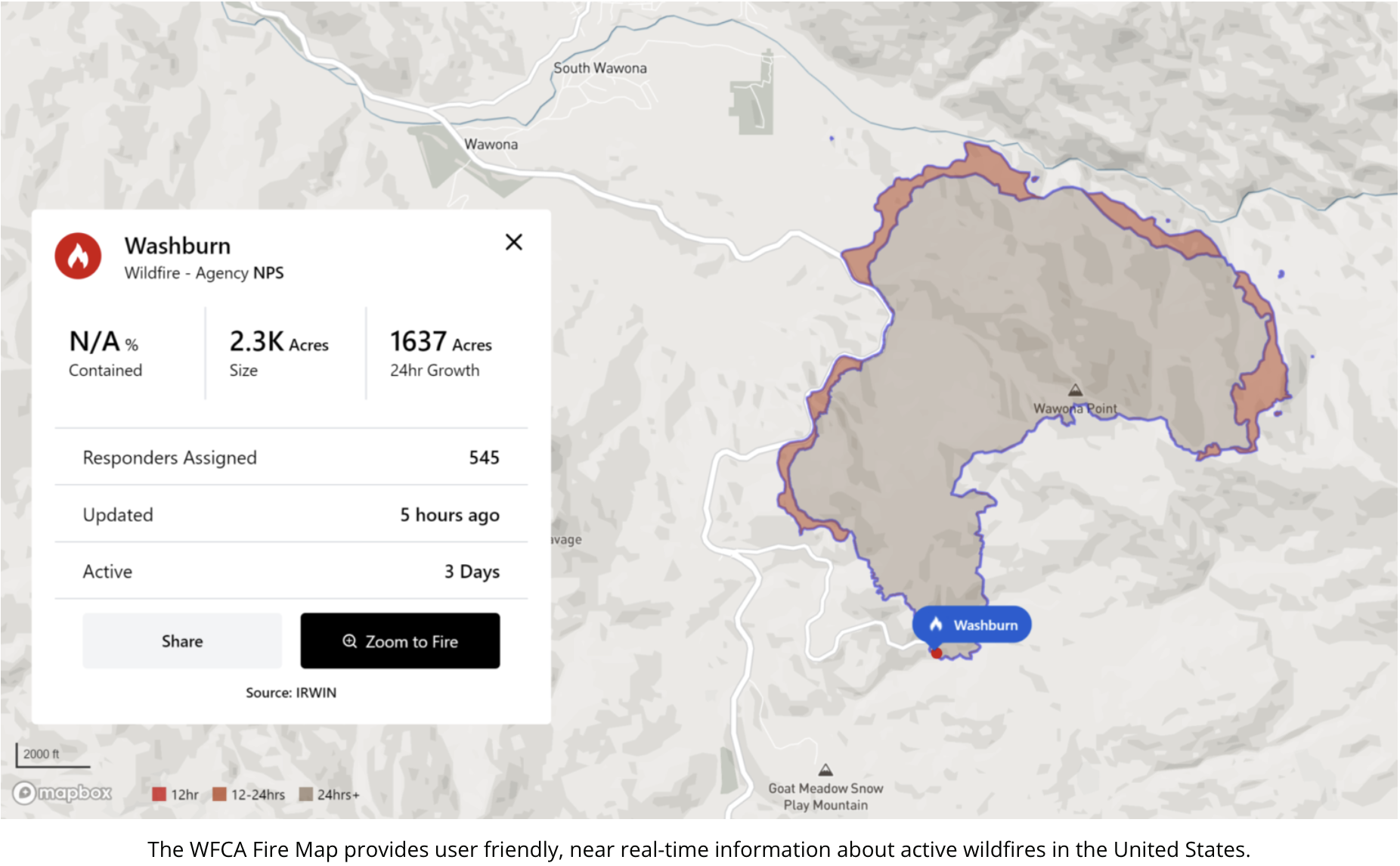 Western Fire Chiefs Association Wfca Fire Map — Wildland Fire