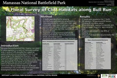  A Floral Survey of Cliff Habitats Along Bull Run at Manassas National Battlefield Park
