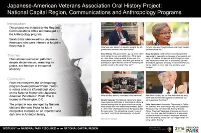 Japanese American Veterans Association Oral History Topic
