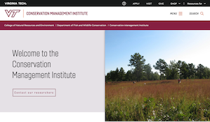 Conservation Management Institute of Virginia Tech