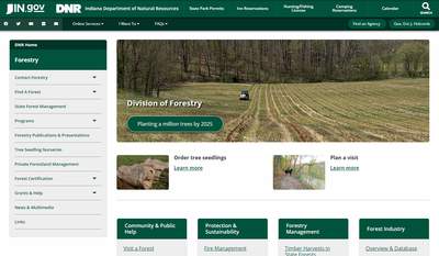 Indiana Department of Natural Resources Division of Forestry
