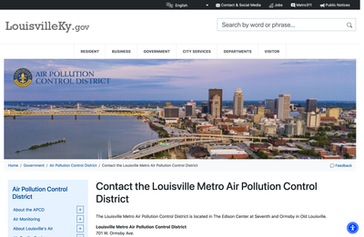 Louisville Air Pollution Control District