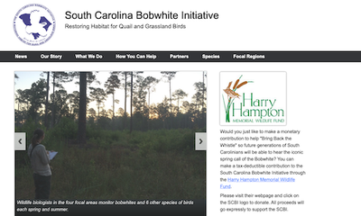 South Carolina Bobwhite Initiative