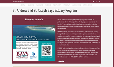 St. Andrew and St. Joseph Bays Estuary Program