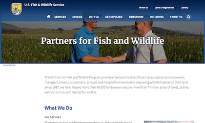 U.S. Fish & Wildlife Service Partners for Wildlife Program