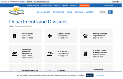 Volusia County Government