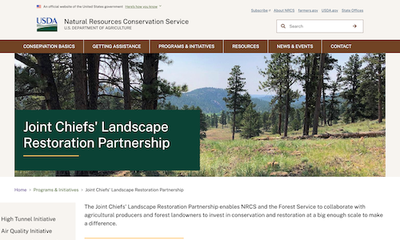 Joint Chiefs' Landscape Restoration Partnership