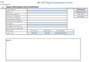 HBSQT Field Data Input Form (excel)