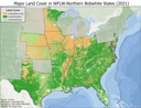 Major Land Uses in WLFW NOBO, Grasslands, and Savannas