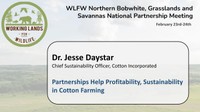 Partnerships Help Profitability, Sustainability in Cotton Farming: Dr. Jesse Daystar