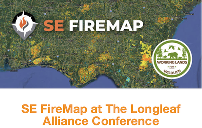 SE FireMap at The Longleaf Alliance Conference