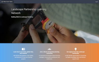 Landscape Partnership Learning Network: A Virtual training Center