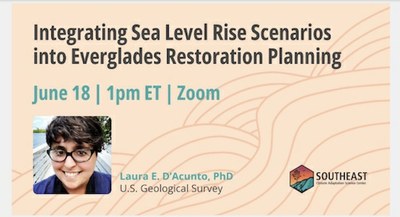 SE CASC Webinar-Integrating Sea Level Rise Scenarios into Everglades Restoration Planning