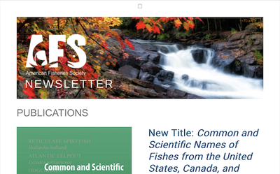 American Fisheries Society Newsletter-September 2023
