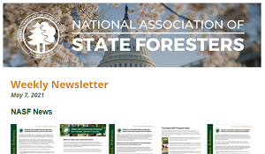 National Association of State Foresters Weekly Newsletter May 7 2021