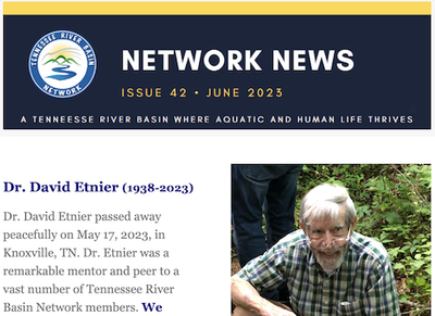 Tennessee River Basin Network News-Issue 42-June 2023