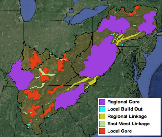 Landscape Conservation Design: Initial Products and Expert Consultations for the Appalachian Mountains and Western River Basins