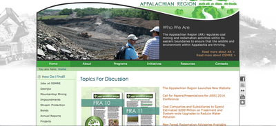 OSMRE Appalachian Region Launches New Website