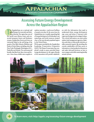 Assessing Future Energy Development Across the Appalachian Region