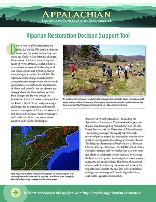 Riparian Restoration Decision Support Tool