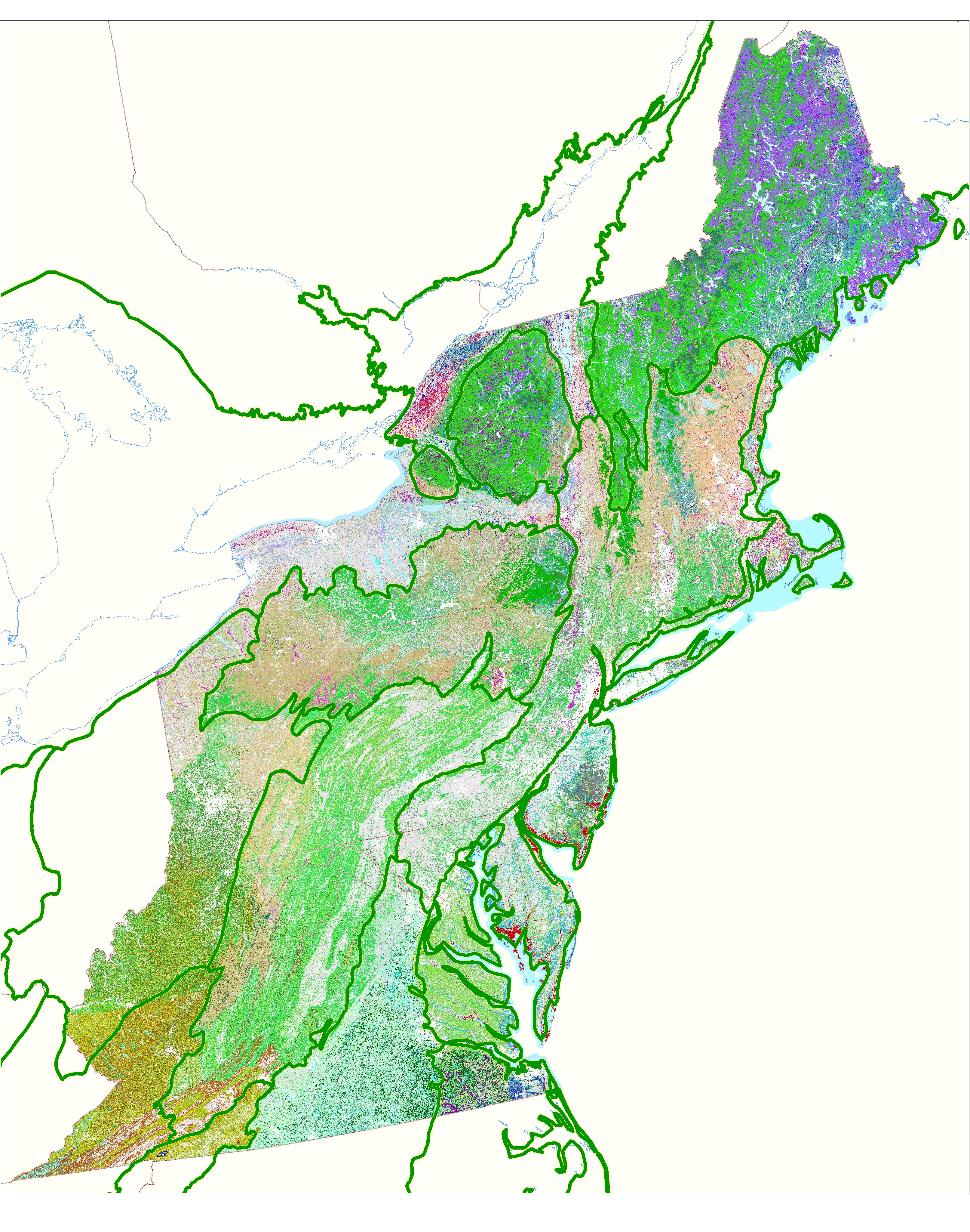 eastern coastal plains map
