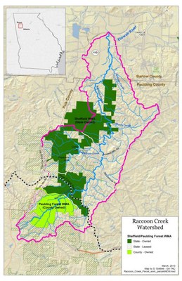 Paulding County Gis Map Raccoon Creek Stream Restoration For Imperiled Aquatic Species In Lower  Etowah River Drainage — Landscape Partnership