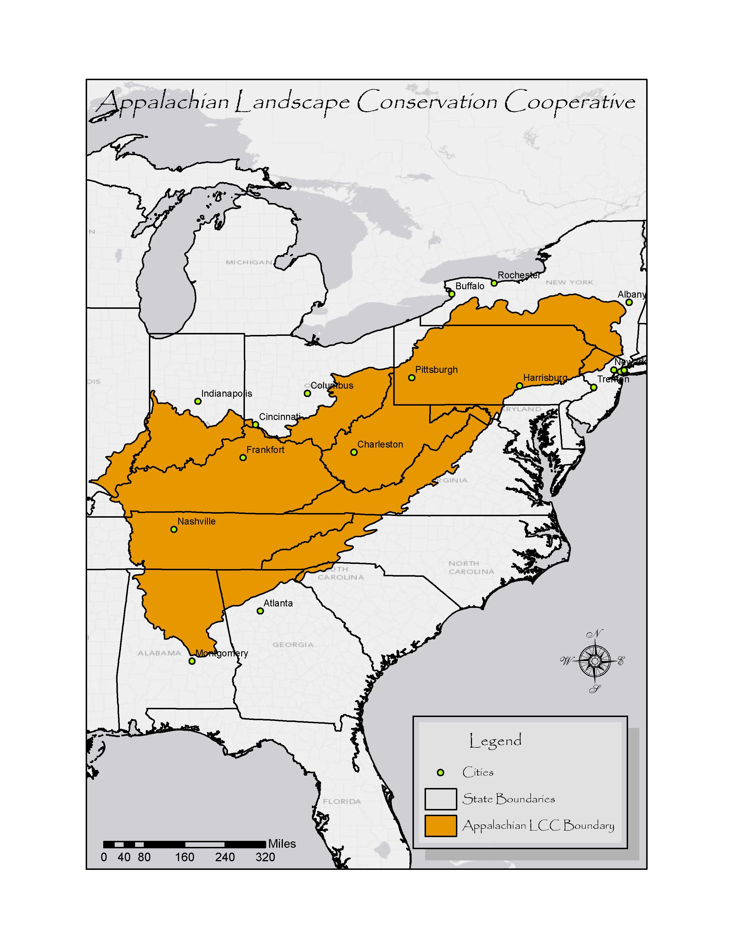 LCC Boundary File — Tennessee River Basin