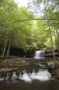 Waterfall located at the Clinch Mountain Wildlife Management Area