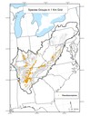 Distribution of pseudoscorpion spcies distribution by 1 kilometer grid throughout the Appalachian LCC region.